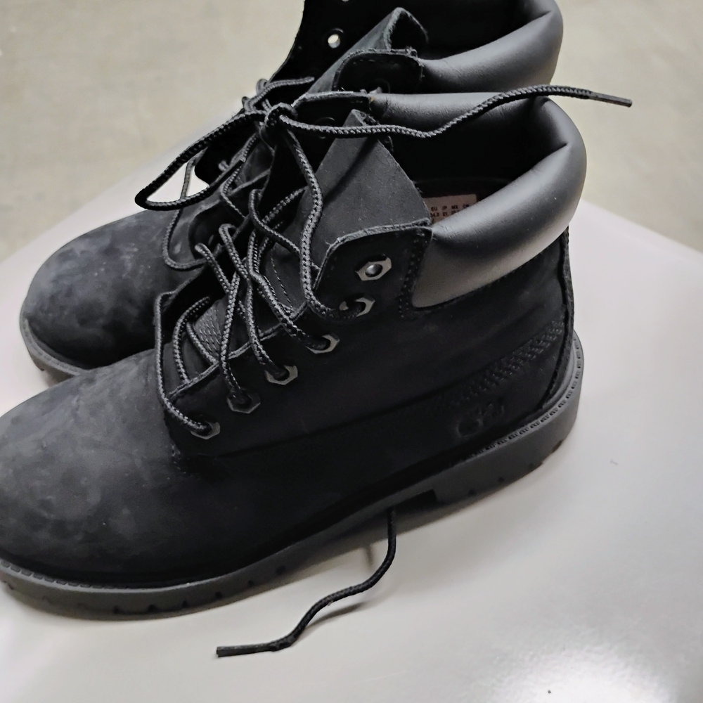 Timberland Kids Black Boots